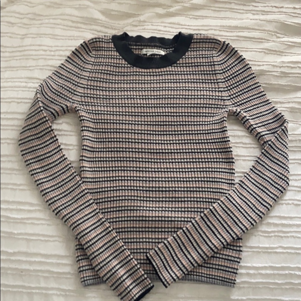 Multi-colored American eagle top